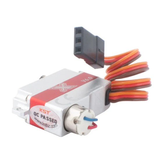 Original KST X08H V6.0 Metal Gear Digital 0.09sec Glider 2.8kg Motor